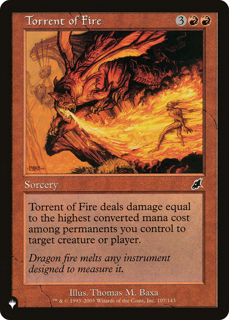 Image of Torrent of Fire [The List]