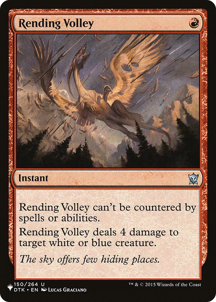 Image of Rending Volley [The List]