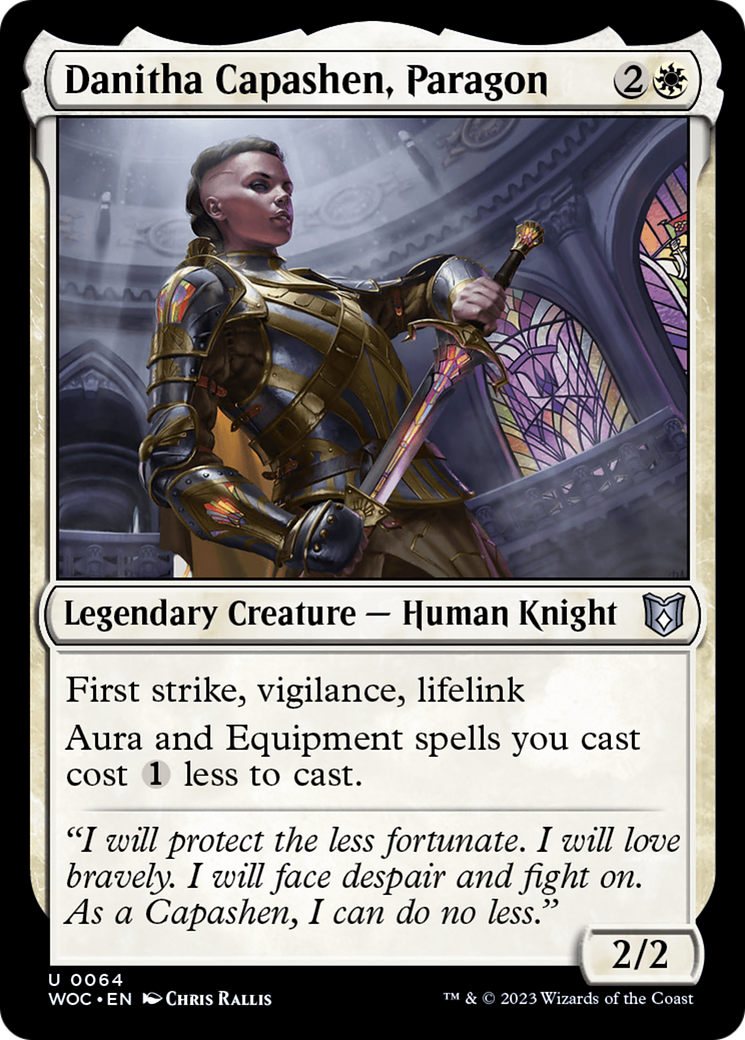 Image of Danitha Capashen, Paragon [Wilds of Eldraine Commander]