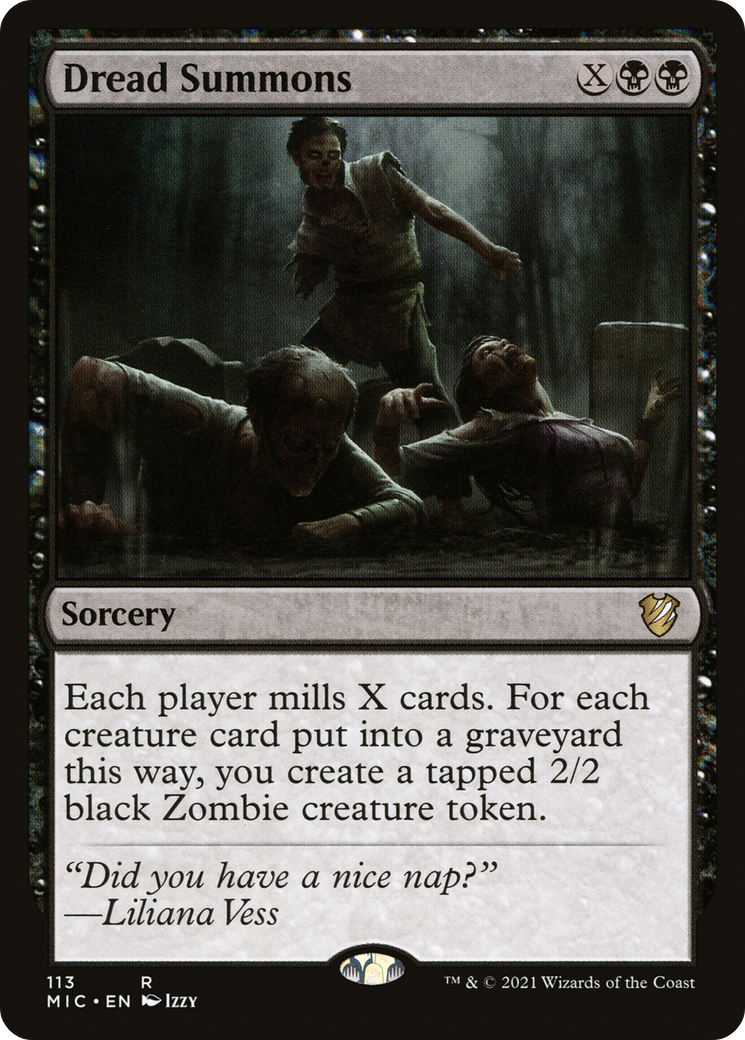 Image of Dread Summons [Innistrad: Midnight Hunt Commander]