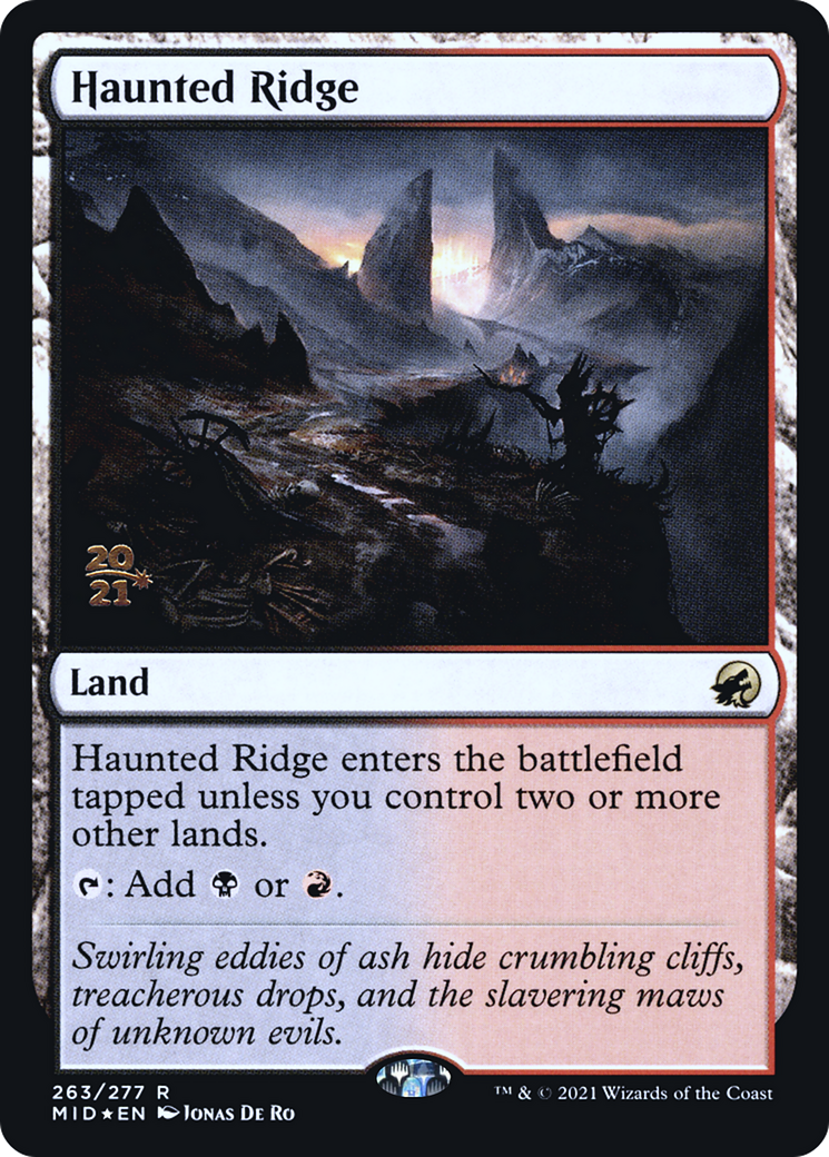 Image of Haunted Ridge [Innistrad: Midnight Hunt Prerelease Promos]