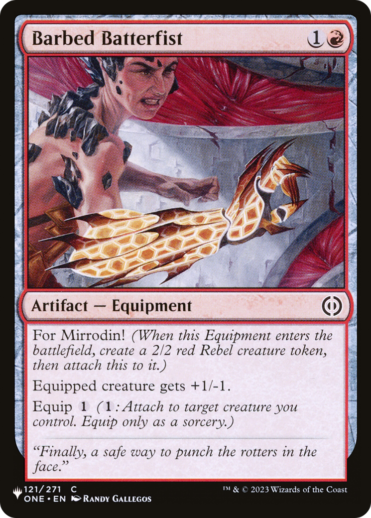 Image of Barbed Batterfist [The List]