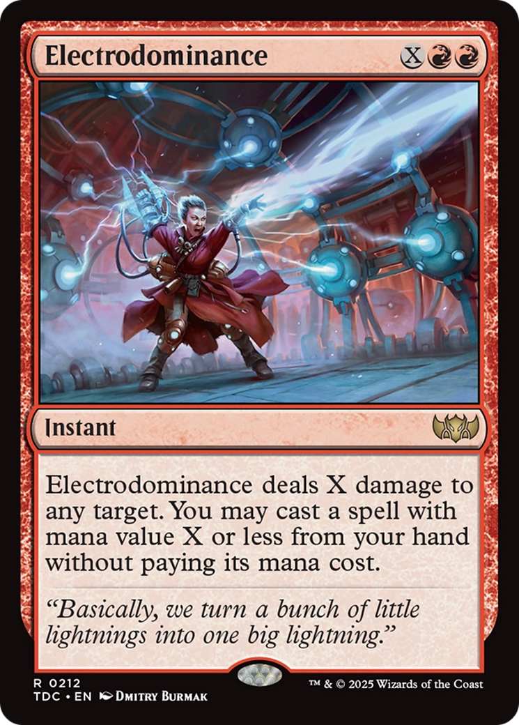 Image of Electrodominance [Tarkir: Dragonstorm Commander]