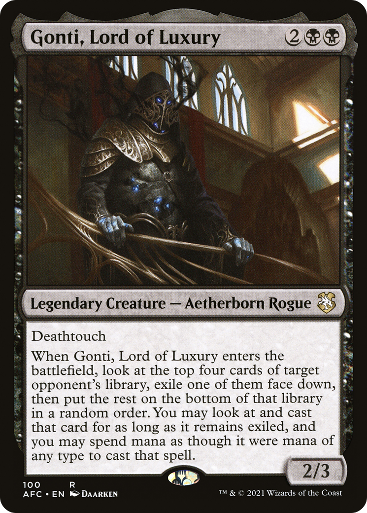 Image of Gonti, Lord of Luxury [Dungeons & Dragons: Adventures in the Forgotten Realms Commander]