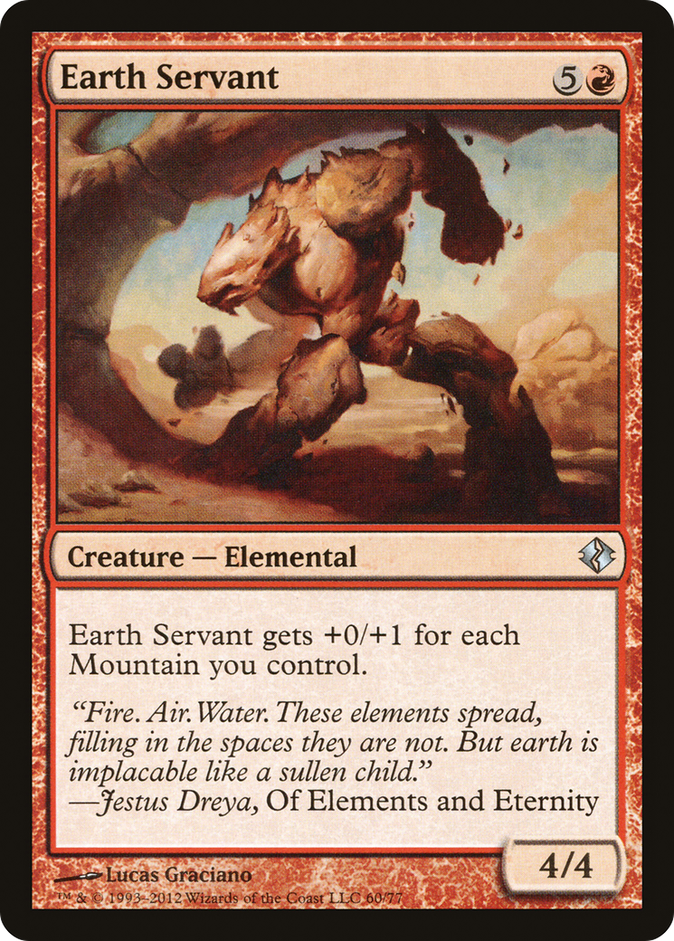 Image of Earth Servant [Duel Decks: Venser vs. Koth]