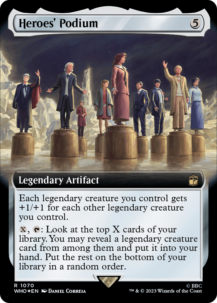 Image of Heroes' Podium (Extended Art) (Surge Foil) [Doctor Who]