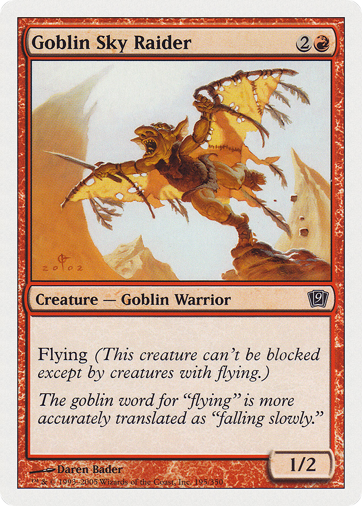 Image of Goblin Sky Raider [Ninth Edition]