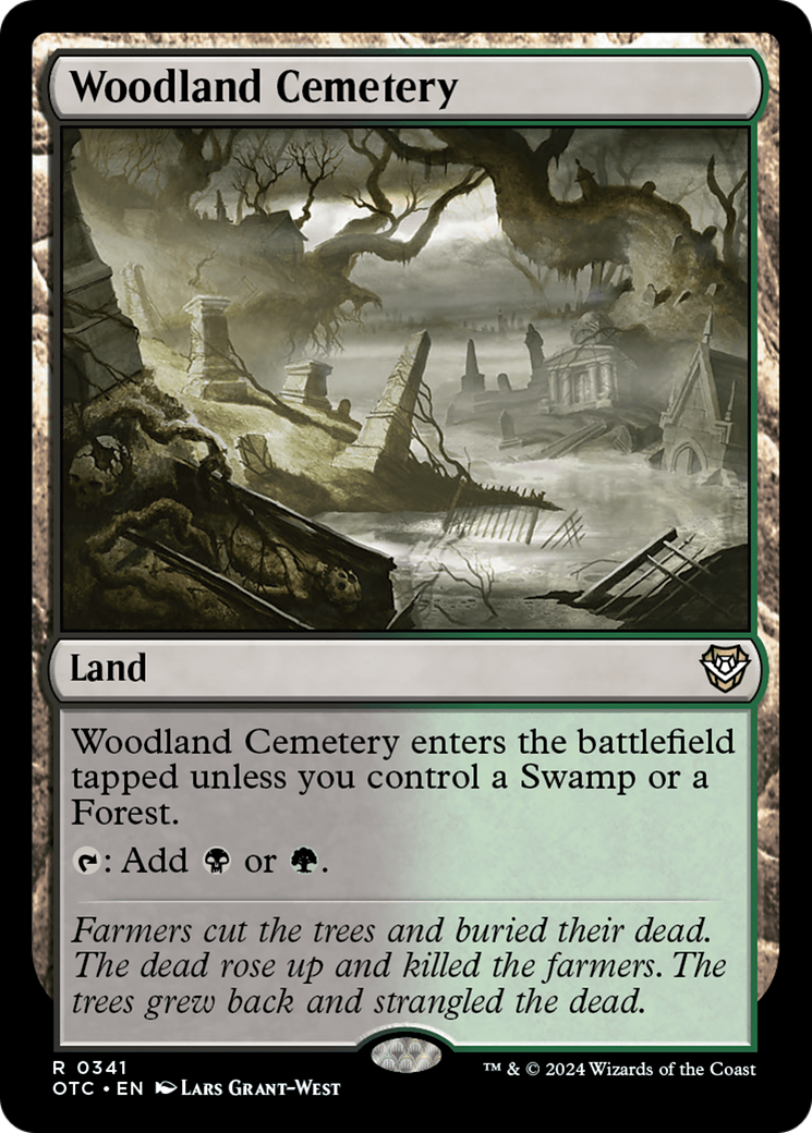 Image of Woodland Cemetery [Outlaws of Thunder Junction Commander]