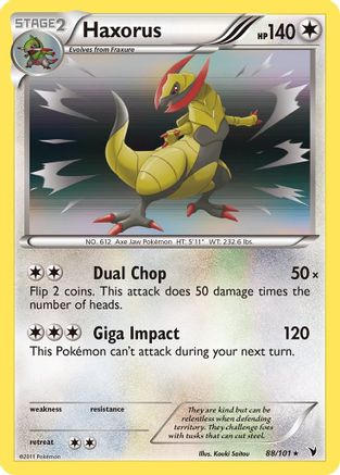Image of Haxorus (88/101) [Black & White: Noble Victories]
