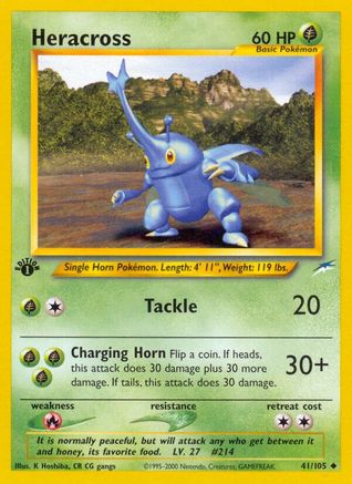Image of Heracross (41/105) [Neo Destiny 1st Edition]