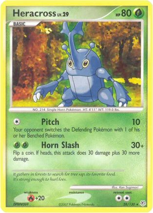 Image of Heracross (28/130) [Diamond & Pearl: Base Set]