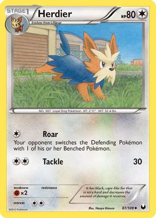 Image of Herdier (87/108) [Black & White: Dark Explorers]