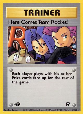 Image of Here Comes Team Rocket! (71/82) [Team Rocket 1st Edition]