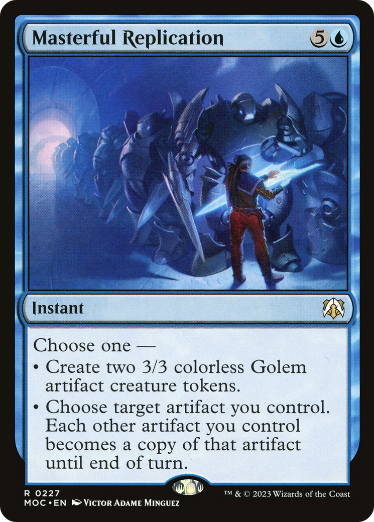 Image of Masterful Replication [March of the Machine Commander]
