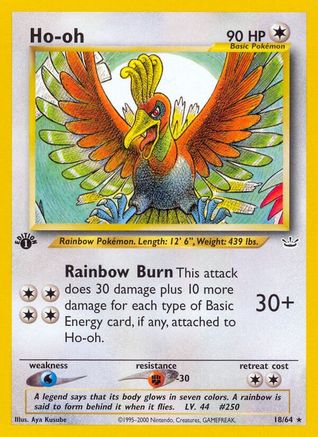 Image of Ho-oh (18/64) [Neo Revelation 1st Edition]