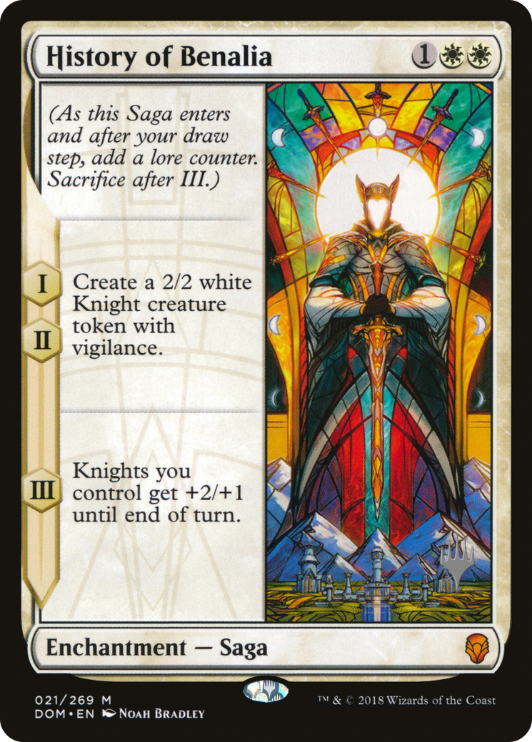Image of History of Benalia (Promo Pack) [Dominaria Promos]