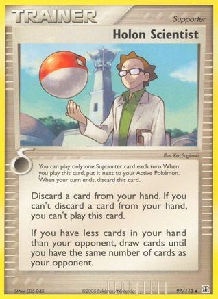 Image of Holon Scientist (97/113) (Stamped) [EX: Delta Species]