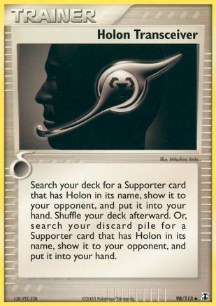 Image of Holon Transceiver (98/113) (Stamped) [EX: Delta Species]