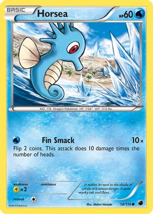 Image of Horsea (18/116) [Black & White: Plasma Freeze]