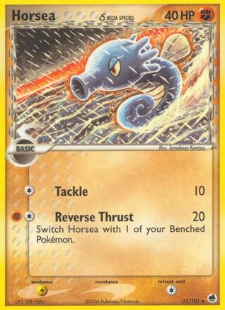 Image of Horsea (31/101) (Delta Species) (Stamped) [EX: Dragon Frontiers]