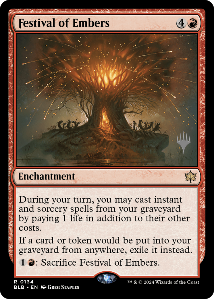 Image of Festival of Embers (Promo Pack) [Bloomburrow Promos]