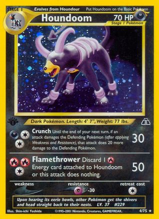 Image of Houndoom (4/75) [Neo Discovery 1st Edition]
