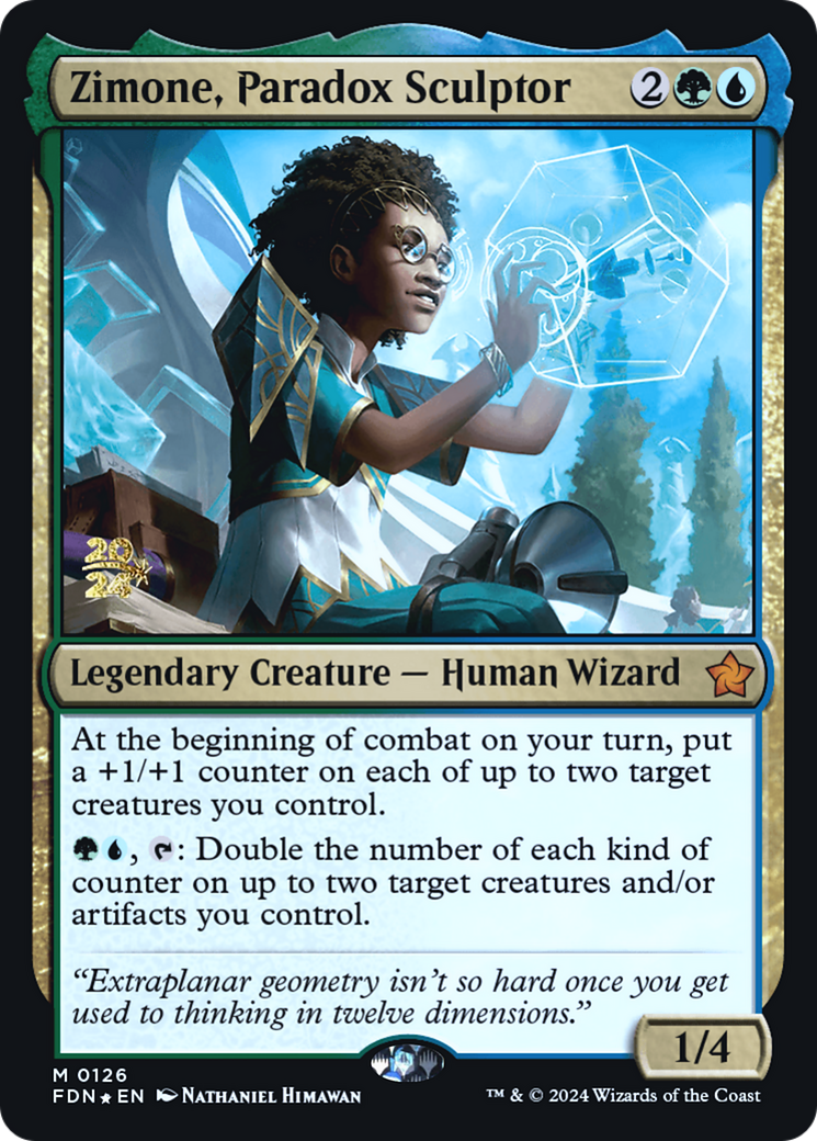 Image of Zimone, Paradox Sculptor [Foundations Prerelease Promos]