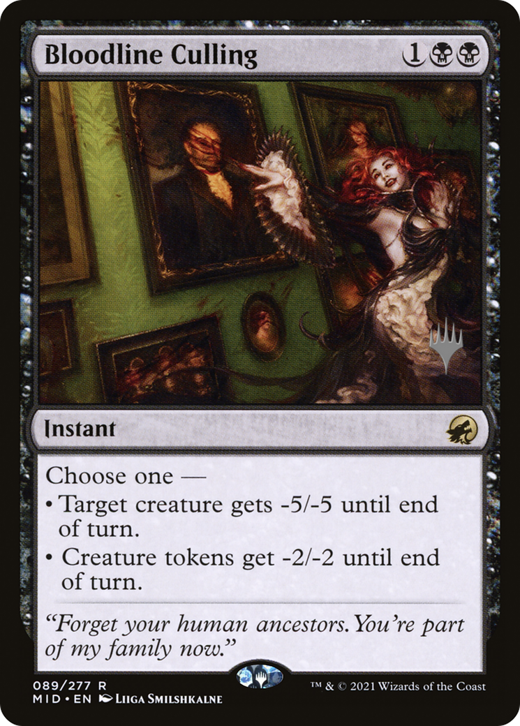 Image of Bloodline Culling (Promo Pack) [Innistrad: Midnight Hunt Promos]
