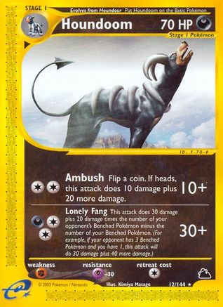 Image of Houndoom (12/144) [Skyridge]