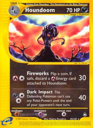 Image of Houndoom (15/147) [Aquapolis]
