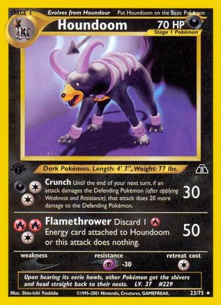 Image of Houndoom (23/75) [Neo Discovery 1st Edition]