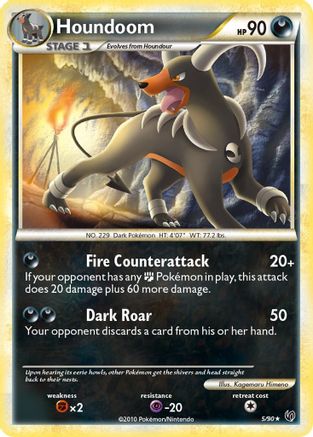 Image of Houndoom (5/90) [HeartGold & SoulSilver: Undaunted]