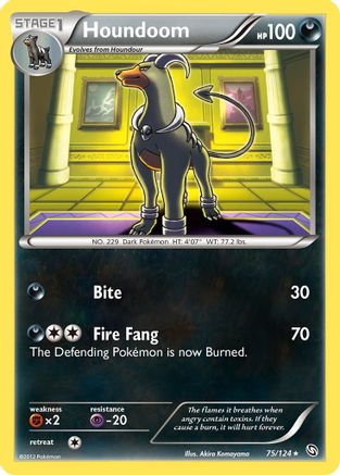 Image of Houndoom (75/124) [Black & White: Dragons Exalted]