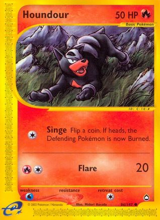 Image of Houndour (86/147) [Aquapolis]