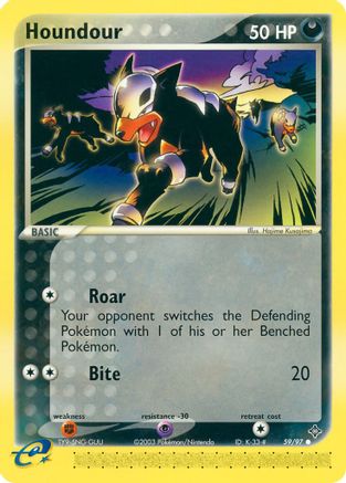 Image of Houndour (59/97) [EX: Dragon]