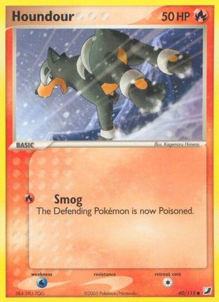 Image of Houndour (60/115) (Stamped) [EX: Unseen Forces]