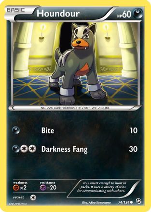 Image of Houndour (74/124) [Black & White: Dragons Exalted]