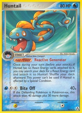 Image of Huntail (18/92) (Stamped) [EX: Legend Maker]
