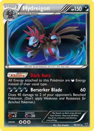 Image of Hydreigon (79/101) [Black & White: Noble Victories]