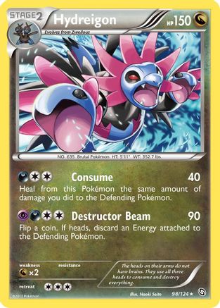 Image of Hydreigon (98/124) [Black & White: Dragons Exalted]
