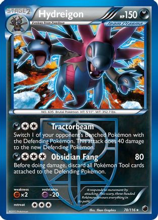 Image of Hydreigon (78/116) [Black & White: Plasma Freeze]