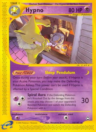 Image of Hypno (16/147) [Aquapolis]