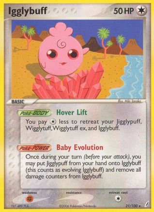 Image of Igglybuff (21/100) (Stamped) [EX: Crystal Guardians]