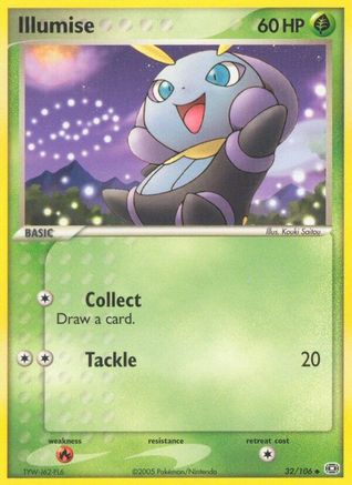 Image of Illumise (32/106) (Stamped) [EX: Emerald]