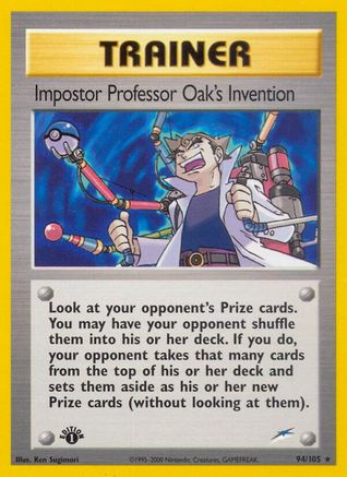 Image of Impostor Professor Oak's Invention (94/105) [Neo Destiny 1st Edition]