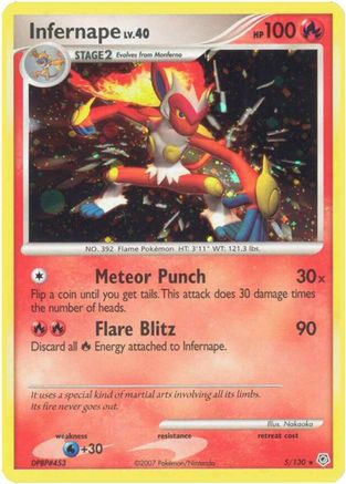 Image of Infernape (5/130) [Diamond & Pearl: Base Set]