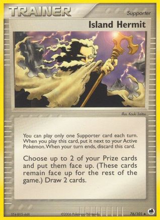 Image of Island Hermit (76/101) (Stamped) [EX: Dragon Frontiers]