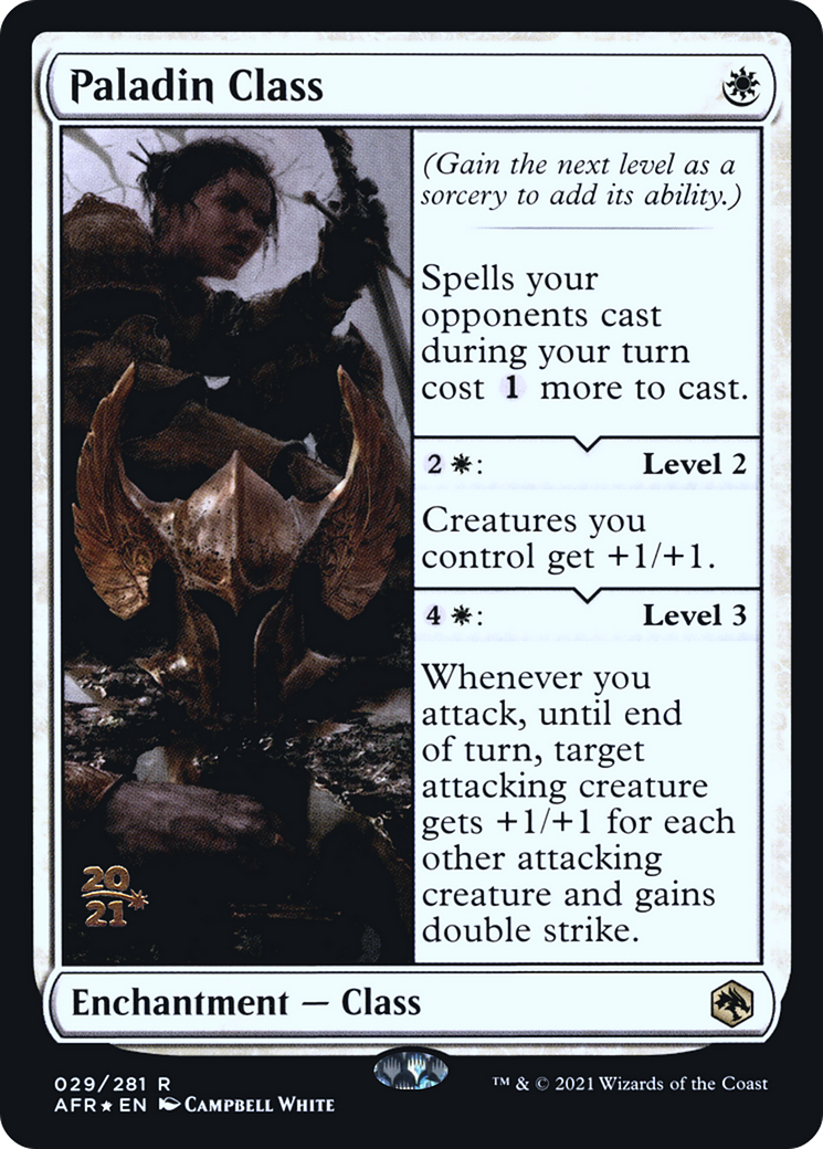 Image of Paladin Class [Dungeons & Dragons: Adventures in the Forgotten Realms Prerelease Promos]