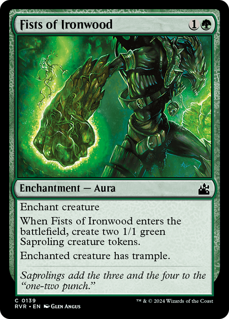 Image of Fists of Ironwood [Ravnica Remastered]