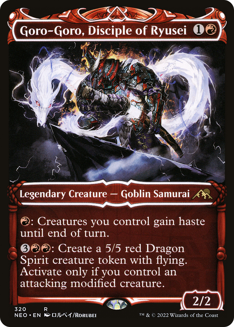 Image of Goro-Goro, Disciple of Ryusei (Showcase Samurai) [Kamigawa: Neon Dynasty]
